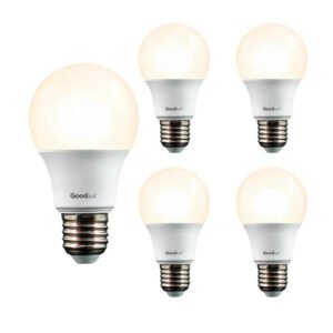 Kit 5 Lampada Led 9w Bulbo 3000k Branco Quente Amarela Alta Potência Bivolt 110v 220v Goodlux