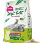 Areia De Mandioca Para Gatos Biodegradável Wisecat 4kg Bionature