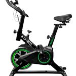 Bicicleta Ergométrica Spinning Sp50 Preto E Vermelho Cor Verde