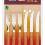 Jogo De Talheres Tramontina Churrasco Aço Inox 12 Peças