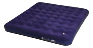 Colchão Inflável Casal Mor + Inflador Embutido + Kit Reparo Azul