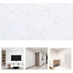 Kit 10 Placa Adesiva Mármore Auto Colante 30×60 Cm 3d Cor Branco Vinílica Marca Hibo