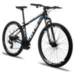 Bicicleta Aro 29 Gts Pro M5 Track 21 Marchas Câmbio Indexado Cor Preto E Azul Tamanho Do Quadro 15