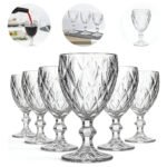 Jogo 12 Taças Vidro Diamond Transparente 340ml Gamma Cor Cristal