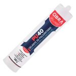 Selante Poliuretano Cibra Flex PU 40 Branco 400g Vedações Resistentes
