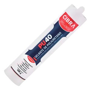 Selante Poliuretano Cibra Flex PU 40 Branco 400g Vedações Resistentes