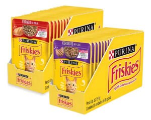 Ração Úmida Gatos Friskies Frango Cordeiro Sachê 85g