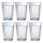 Jogo 6 Copo Americano Em Vidro Long Drink 300ml Nadir