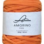 Fio De Malha Premium – Amorino Fios – 36mm Cor Tangerina