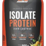 Whey Isolado New Millen Isolate Protein Pó 900g Pote Sabor Abacaxi Com Hortelã