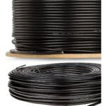 Cabo Manga 4×22 Awg – Sem Blindagem Preto – 1 Mt