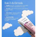 Hidrabene Protetor facial Solar FPS 70 Toque Seco Antissinais Clareia a pele 50g