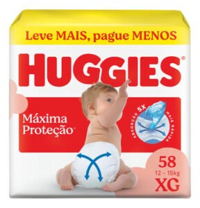 Fraldas Huggies Supreme Care XG 58 unidades