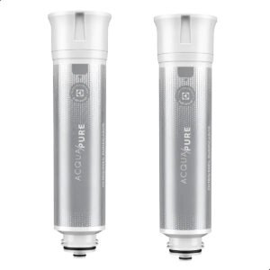 Kit 2 Refil De Água Acqua Pure Electrolux Pe12a Pe12b Pe12g PC01X, Cor Marrom-claro