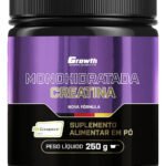 Creatina Creapure 250g Growth Supplements sem Sabor em Pó suplemento Esportivo