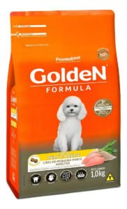 Ração para Cães Adultos Golden Fórmula Sabor Peru e Arroz de 1 kg