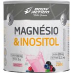 Magnésio E Inositol Taurina Melatonina 210g Bodyaction Nutri Science Sabor Frutas Vermelhas