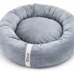 Cama Gato Cachorro Caminha Pet Redonda Ninho Macia 50x50cm Cor Cinza Touch