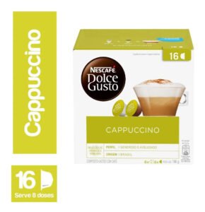 Cápsulas de Cappuccino Nescafé Dolce Gusto para Máquina Expresso – Pack com 16 Unidades