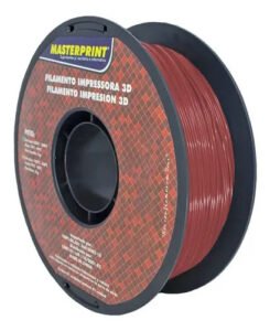 Filamento para impressão 3D Pet-g 1,75 mm 1 kg Masterprint cor vermelho