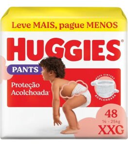 Huggies Fralda Pants Roupinha Proteção Acolchoada XXG – 48 Un