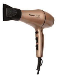 Secador Cabelo Taiff Style Motor Ac Profissional3temperatura Cor Cobre
