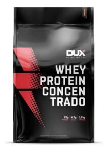 Whey Protein Concentrado Dux Nutrition 1.8kg Sabor Capuccino