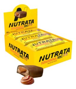 Suplemento Whey Grego Bar 12 Uni(480g) Nutrata Sabor Doce De Leite Havanna