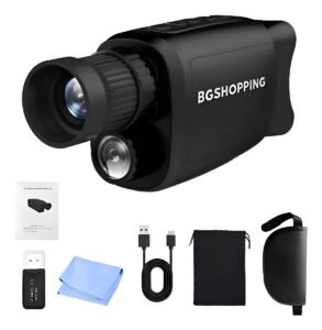 Monóculo B&G Visão Noturna 1080p Distância 800 m Zoom 16x Preto