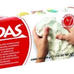 Massa Modelar Cerâmica Fria DAS 387000 Branca 2 Unidades 500g