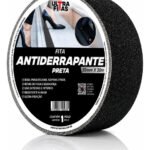 Fita Antiderrapante Ultra Fitas Preta 50mm x 30m Resistência Água Escadas