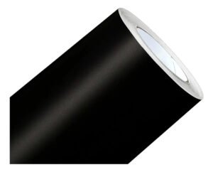 Papel De Parede Adesivo Preto Fosco Envelopamento 5m X 60cm Preto