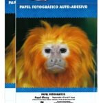 Papel Fotográfico Glossy Adesivo 130g A4 Masterprint 50 Folhas