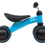 Bicicleta De Equilíbrio 4 Rodas Bebê Sem Pedal Infantil Buba Azul
