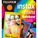 Filme Instax Mini Fujifilm Modelos E Cores 10 Fotos Rainbow