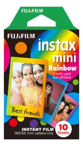Filme Instax Mini Fujifilm Modelos E Cores 10 Fotos Rainbow