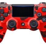 Controlador de joystick sem fio Sony Playstation Dualshock 4 Ps4, cor: camuflagem vermelha