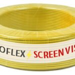 Fio 4mm Cabo Flexível Rolo Com 25 Metros Elétrico 750v Cor Amarelo Marca Screen Vision