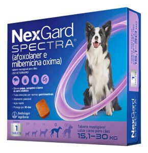 Nexgard Spectra Antipulgas Cães 15,1 A 30 Kg 1 Tablete Boehringer