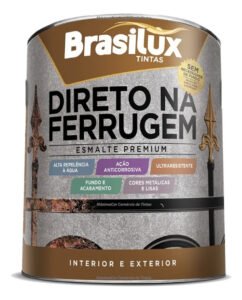 Tinta Para Ferro E Metais Direto Na Ferrugem 900ml Cor Amarelo Ouro