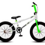 Bicicleta Aro 20 Pro-x Série 1 Bmx Freio V-brake Cor Branco/verde Tamanho Do Quadro 20