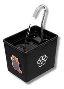Bebedouro Automático Agbe para Cães e Gatos, 1.8 L, Elevado e Antiengasgo