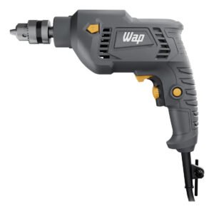 Parafusadeira e Furadeira de Impacto WAP WF 700FE Mandril de 3/8” 700W Cinza e Amarela