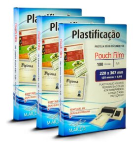Plástico Para Plastificação Mares A4 220×307 0,05mm 300un