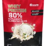 Whey Protein Concentrado 1kg Growth Supplements – Baunilha