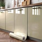 Adesivo Laca Off White Envelopamento Mesa Móveis 3m X 60cm Cor Bege Laca