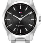 Relógio Tommy Hilfiger Masculino Aço Prateado 1710671 Prateado Preto