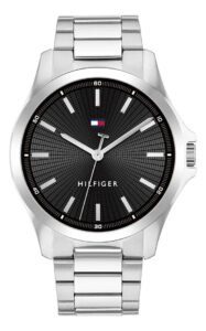 Relógio Tommy Hilfiger Masculino Aço Prateado 1710671 Prateado Preto