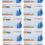 Luvas Talge Nitrilicas Azul Antiderrapantes Hipoalergenicas Tamanho G Kit 10×100