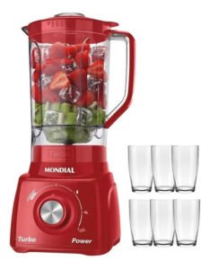Liquidificador Mondial L99-fr Turbo Power Vermelho – Vermelho